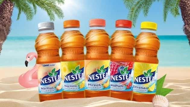Nestlé nimmt die Getränkemarke Nestea vom Markt - Nestlé gibt den Verkaufsstopp von Nestea bekannt - Quelle: Screenshot Columbus Drinks